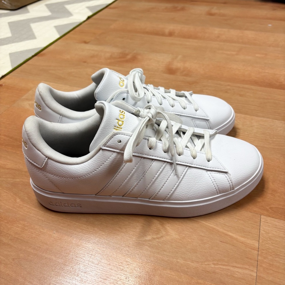Adidas White Grand Court Cloudfoam Lifestyle Casual
Sneakers Womens 10 - Picture 3 of 12